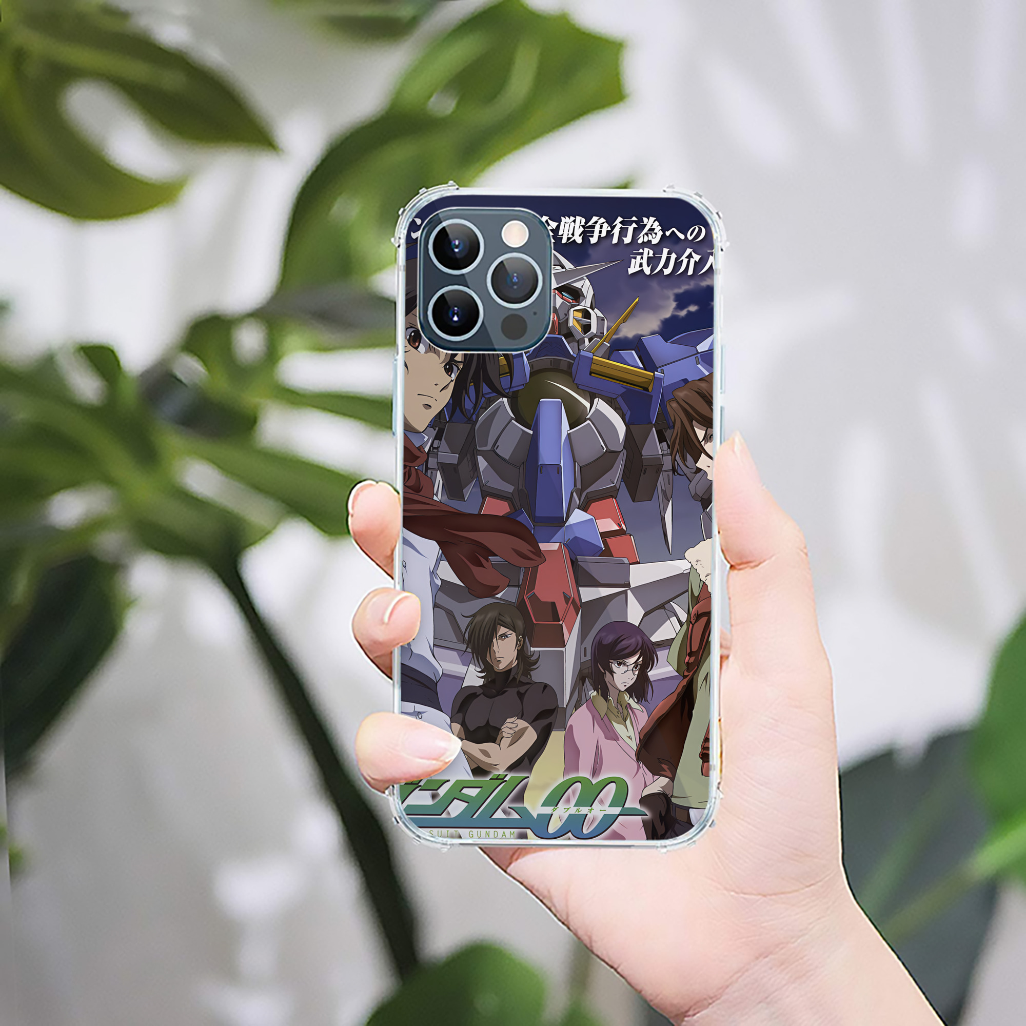 （画像用） 機動戦士ガンダム Mobile Suit Gundam 【iPhone 12シリーズ対応】透明スマホケース（クリアソフトケース）